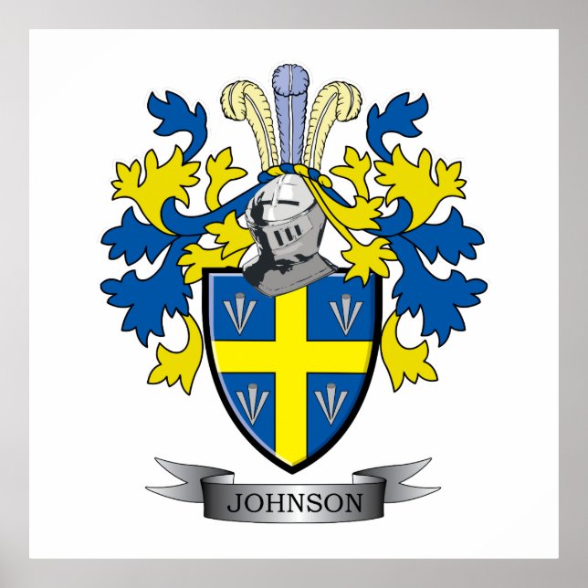 Johnson Coat of Arms Poster (Front)