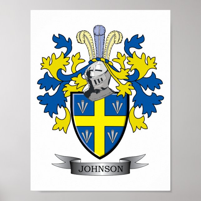 Johnson Coat of Arms Poster (Front)