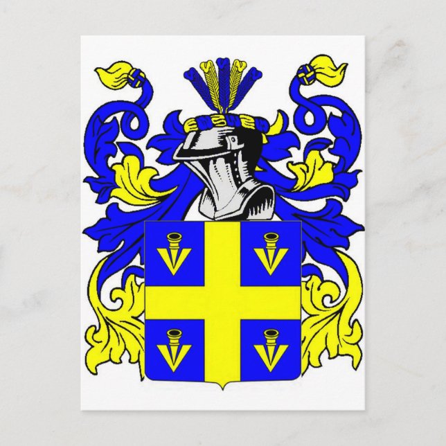 Johnson (English) Coat of Arms Postcard (Front)