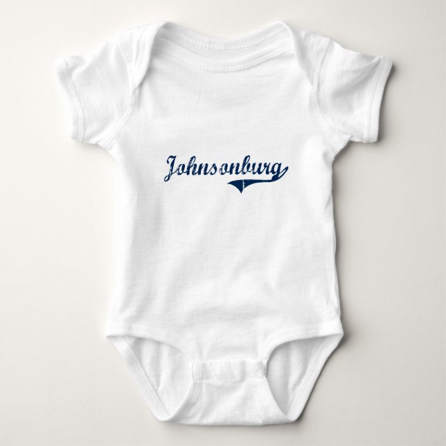 Johnsonburg Pennsylvania Classic Design Baby Bodysuit (Front)