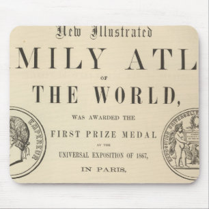 Johnson's Illustrated Family Atlas Mouse Pad