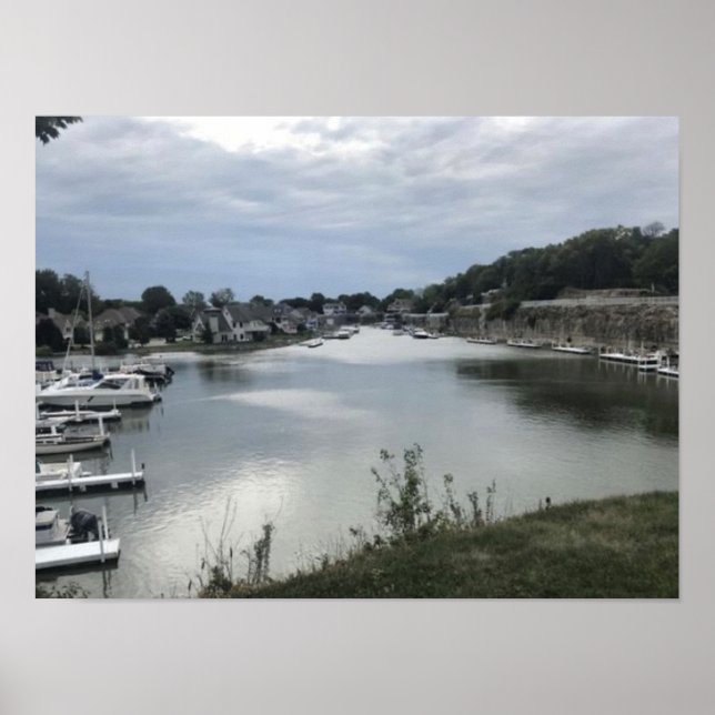 Johnson's Island Quarry, Ohio  Poster (Front)