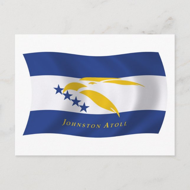 Johnston Atoll Flag Postcard (Front)