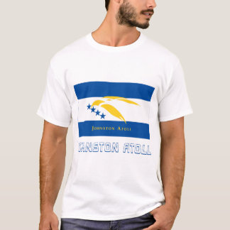 Johnston Atoll Flag with Name T-Shirt