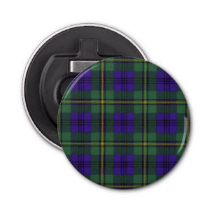 Johnston clan Plaid Scottish tartan Bottle Opener