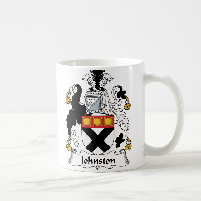 Johnston Family Crest Coffee Mug (Right)