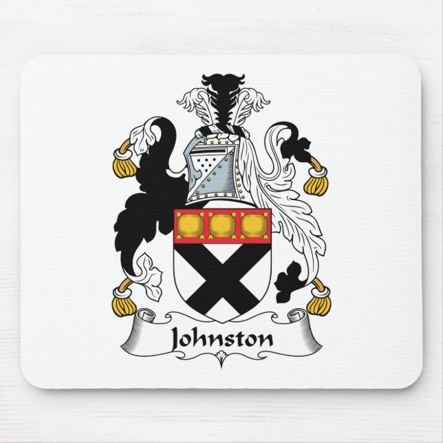 Johnston Family Crest Mouse Pad (Front)