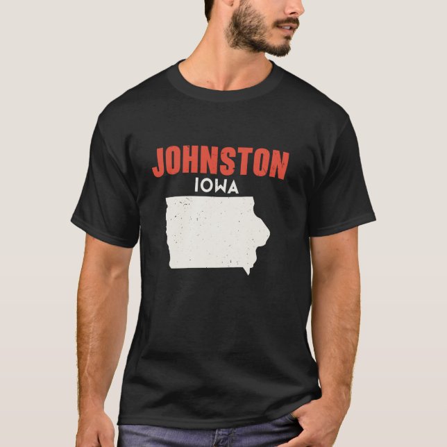 Johnston Iowa USA State America Travel Iowan  T-Shirt (Front)