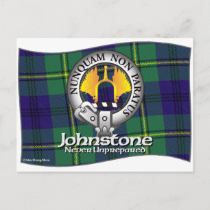 Johnston Johnstone Clan Postcard