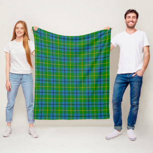 Johnston Plaid Fleece Blanket