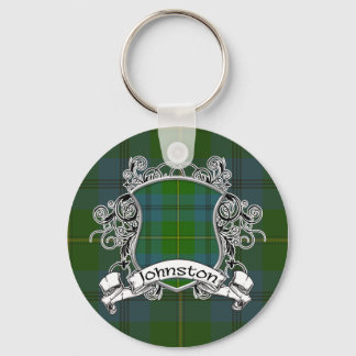Johnston Tartan Shield Key Ring
