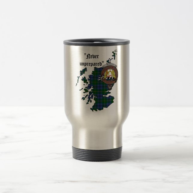 Johnstone Clan Badge Travel Mug (Center)