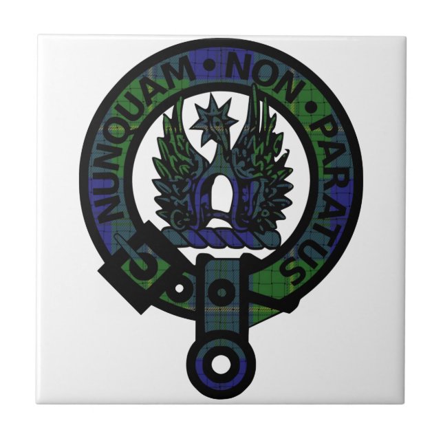Johnstone Clan Crest Tile (Front)