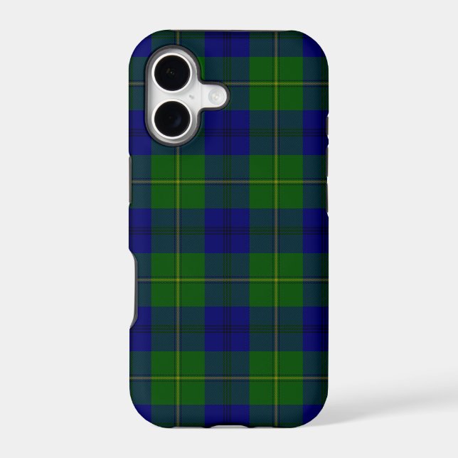 Johnstone tartan blue green plaid (Back)