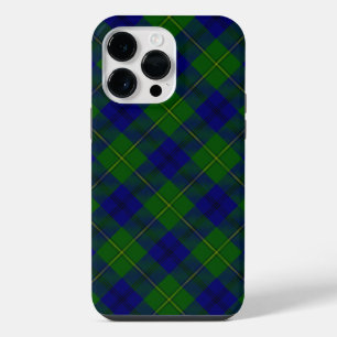 Johnstone tartan blue green plaid iPhone 14 pro max case