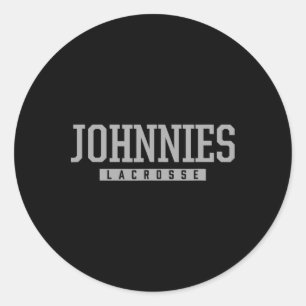 Johnstown Johnnies Lacrosse Hs  Classic Round Sticker