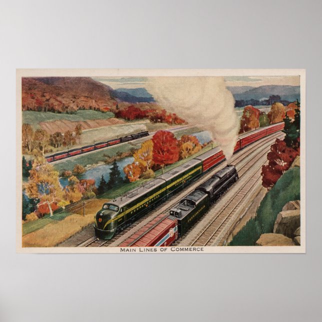 Johnstown, Pennsylvania (Commerce Trains) Poster (Front)