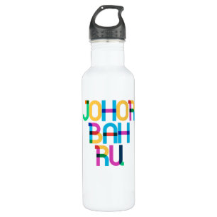 Johor Bahru Malaysia Pop Art Letters 710 Ml Water Bottle
