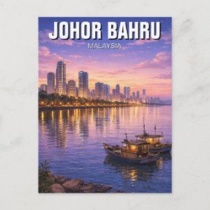 Johor Bahru Malaysia Postcard