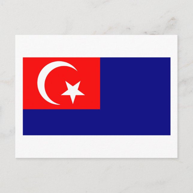 Johor flag postcard (Front)