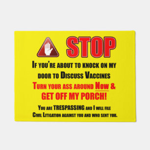 JoHoVaxx Witnesses Doormat