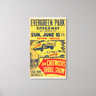 Joie Chitwood Thrill Show Canvas Art Print
