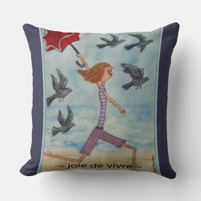 Joie de vivre cushion (Front)