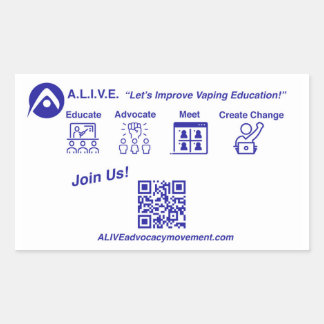 Join Now Rectangular Sticker