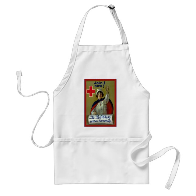 Join Now!  Vintage Nurse Standard Apron (Front)