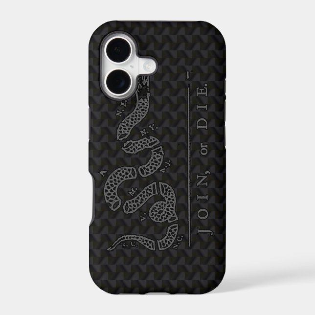 Join or Die iPhone Case (Back)