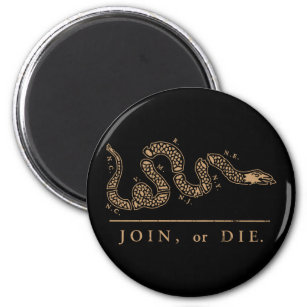 Join or Die Libertarian  Magnet