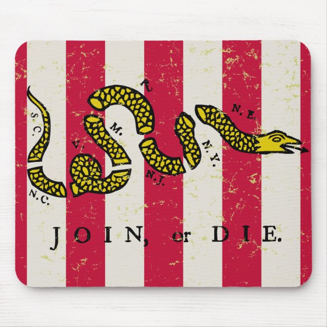 Join or Die Mousepad (Front)