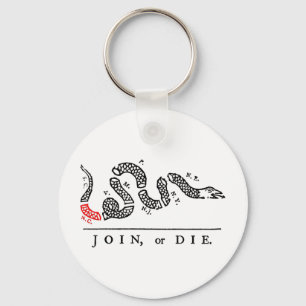JOIN, or DIE North Carolina Key Ring