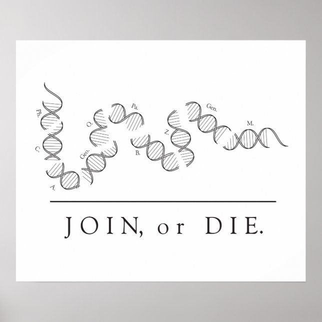 Join or Die - Science poster (Front)