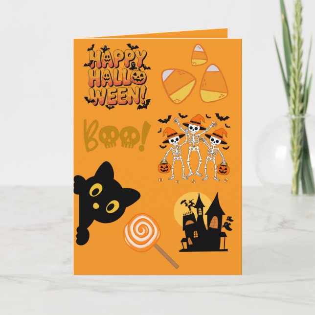 Join our costume party personalise card (Front)