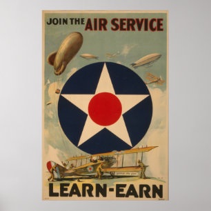 Join the Air Service Poster