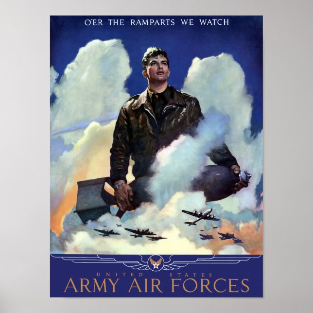 Join The Army Air Forces -- WWII Poster (Front)