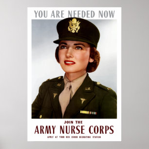 Join The Army Nurse Corps Poster