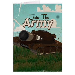Join the Army Vintage Poster