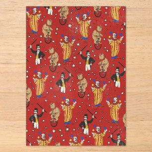 Join The Circus Pattern Acrylic Invitations
