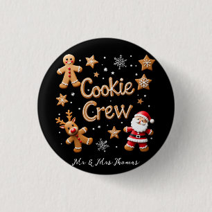 Join the Cookie Crew Your Ultimate Christmas  3 Cm Round Badge