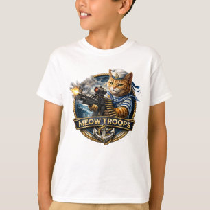 Join the Elite. Join the Meow Troops T-Shirt