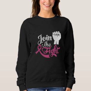 Join The Fight Family Matching Breast Cancer Gift Sweatshirt