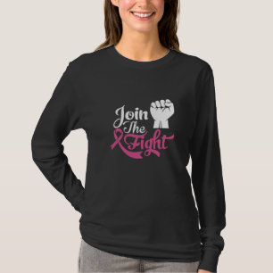 Join The Fight Support Breast Cancer Awareness T-Shirt