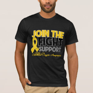 Join The Fight Support Childhood Cancer Awareness T-Shirt