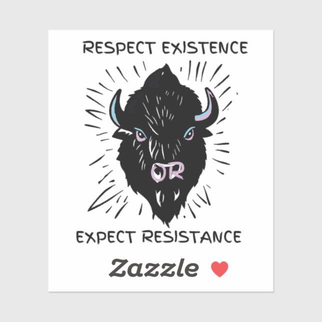 Join the Herd. extra small bison sticker (Sheet)