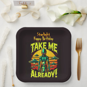Join the Intergalactic Adventure Today! Paper Plate