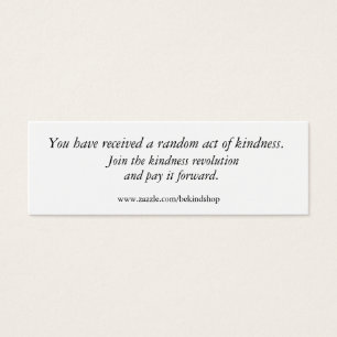 Join the kindness revolution, and pay it forwar...