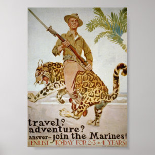 Join the Marines Poster
