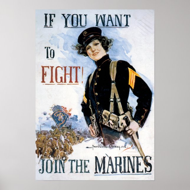Join the Marines Poster (Front)